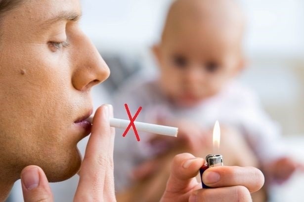 cách ly trẻ với khói thuốc lá