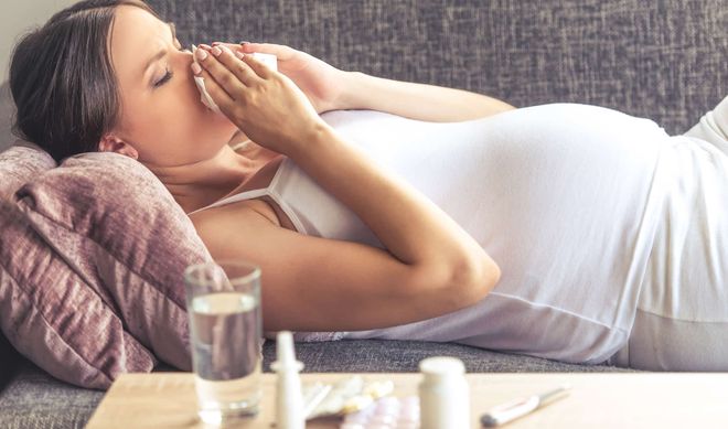 bà bầu bị ngạt mũi