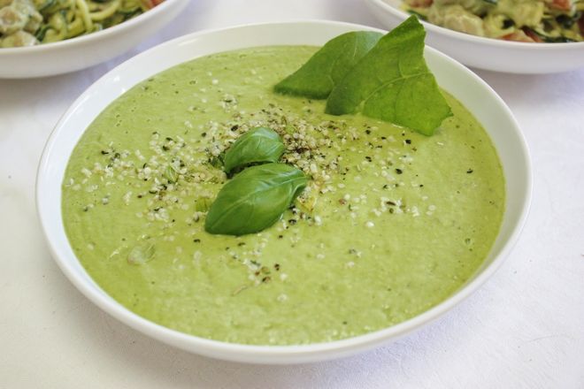 cháo tim heo rau cải