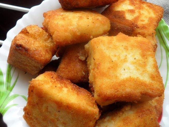 sữa tươi chiên giòn đẹp mắt