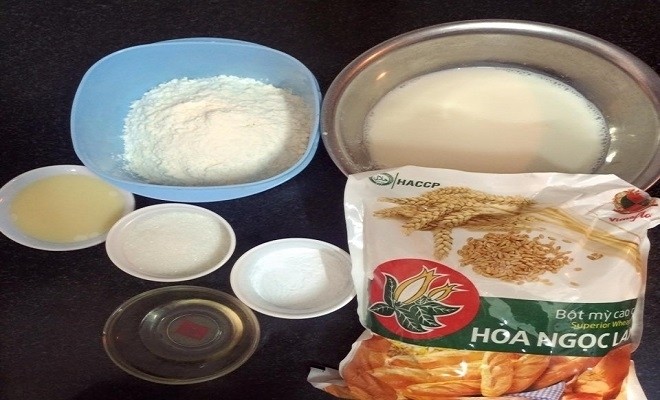 nguyên liệu làm sữa tươi chiên giòn