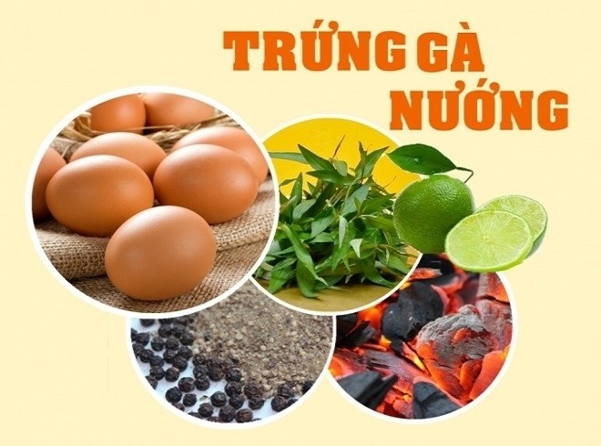 nguyên liệu làm trứng gà nướng kiểu Thái