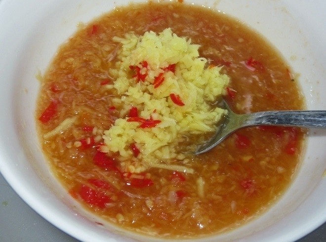 nước mắm gừng ớt chanh