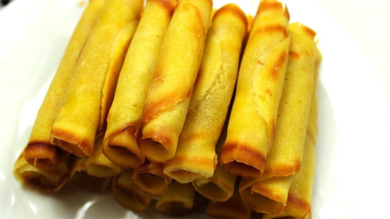 Bánh quế là 1 trong những sự lựa chọn phù hợp thực đơn ăn vặt của mẹ bầu