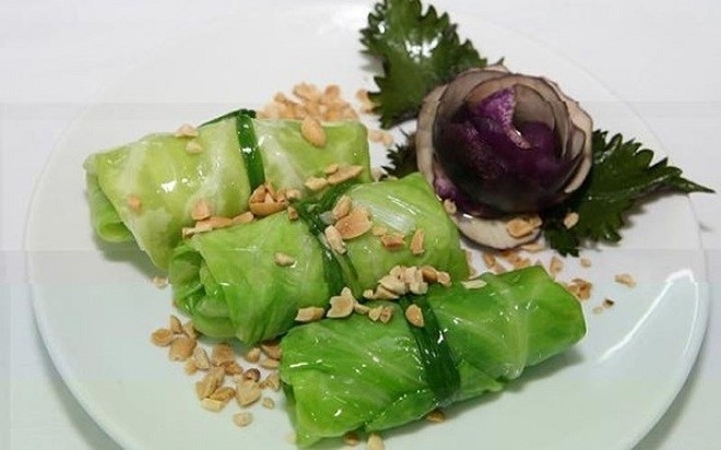 bắp cải cuốn thịt