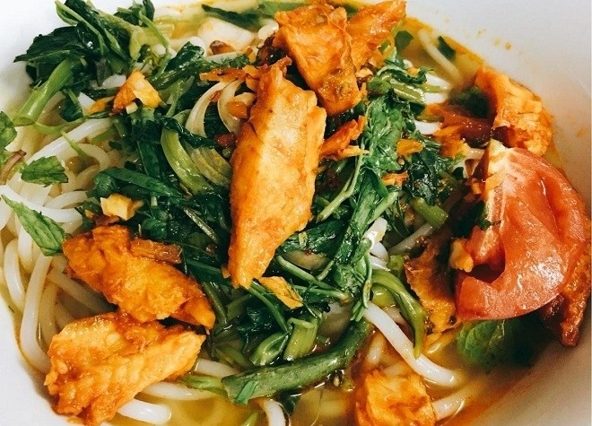 món bún cá trộn