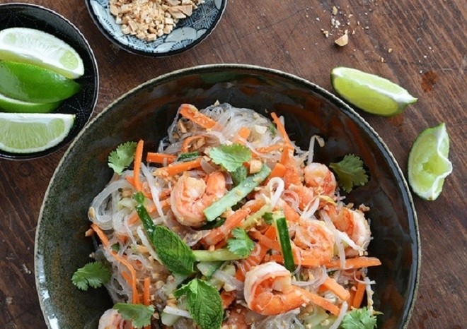 món bún trộn