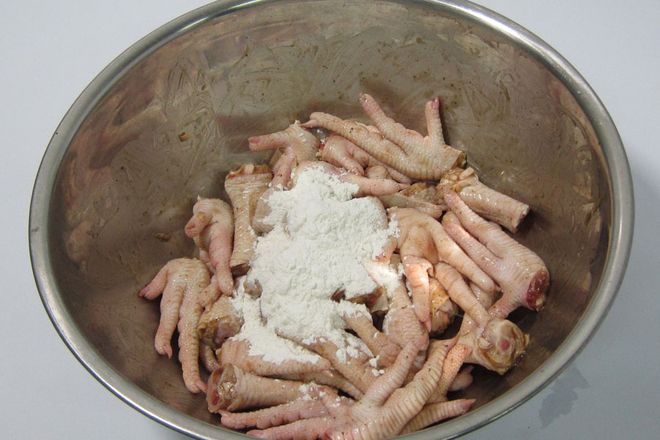 chân gà tẩm bột