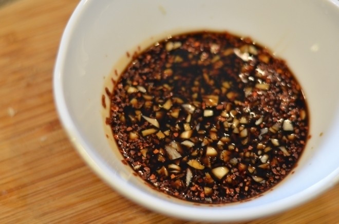 nước chấm bột chiên