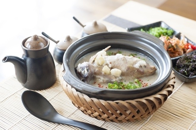 cháo bồ câu nồi đất