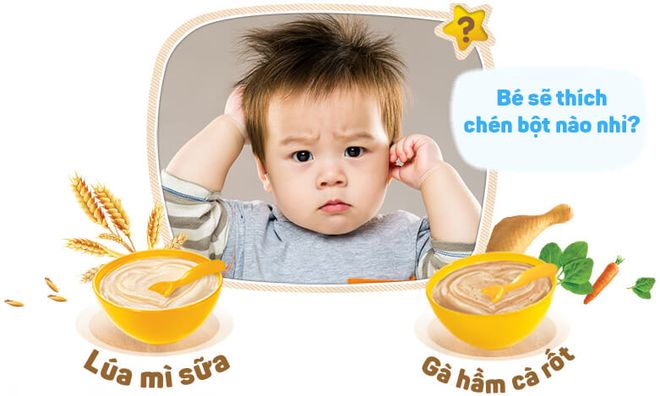 nên lựa chọn bột dặm cho bé như thế nào