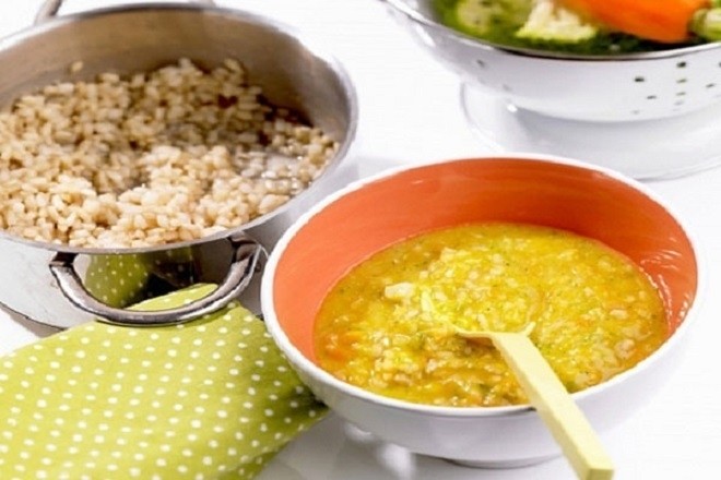 cháo lươn cà rốt cho bé phải được nấu chín nhuyễn