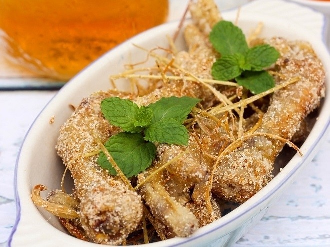 chân gà rang muối