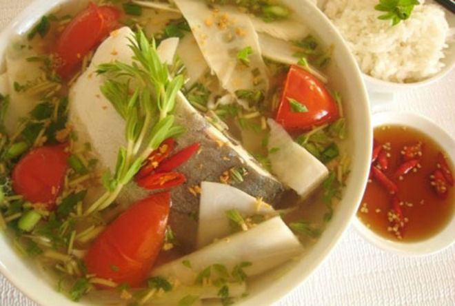 canh chua cá với măng
