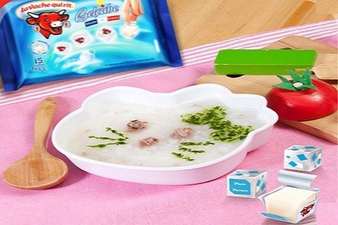 cháo thịt bò phô mai