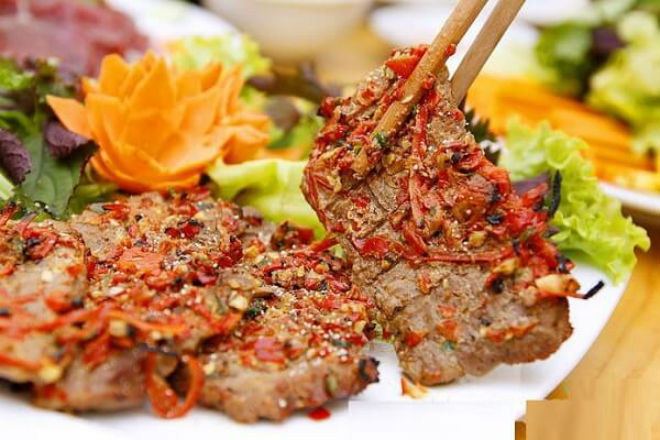 cách nướng thịt bò sa tế