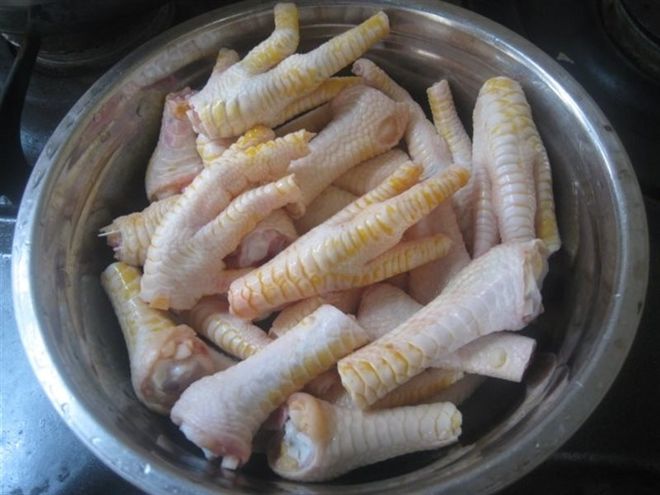 chân gà làm sạch