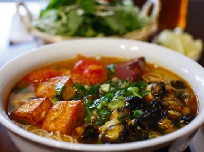 bún ốc miền bắc