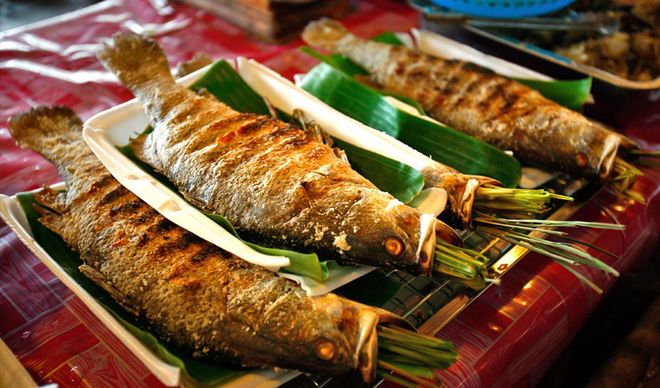 món cá nướng xả thơm ngon