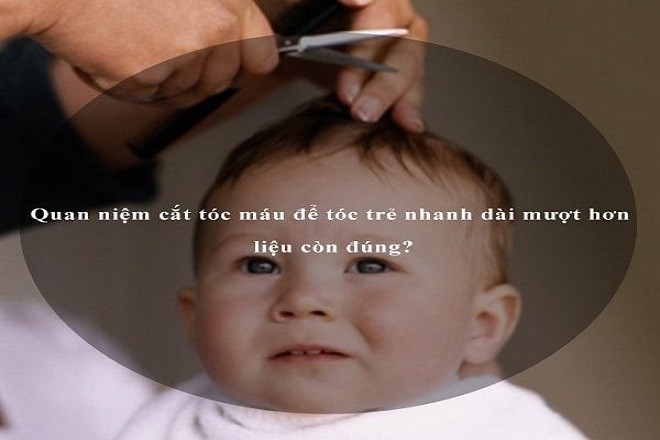 cắt tóc máu cho trẻ sơ sinh