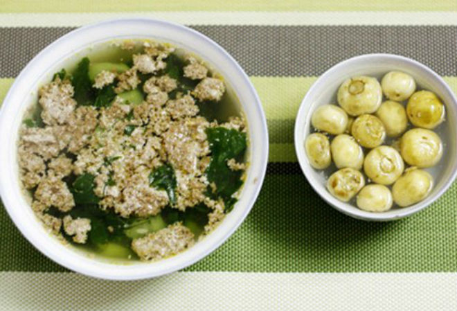 canh cua rau đay