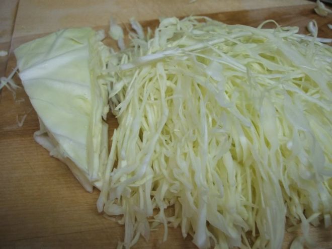 thái rau bắp