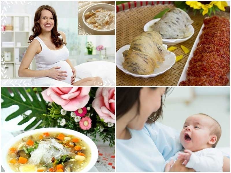 yến sào cho bà bầu