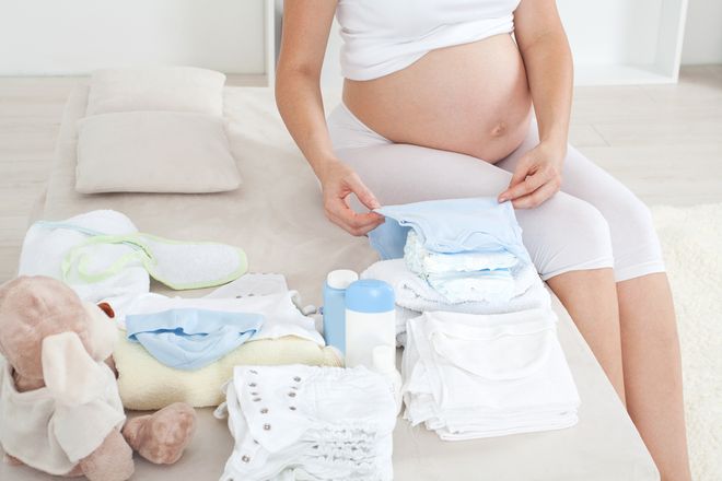 chuẩn bị đồ đi sinh