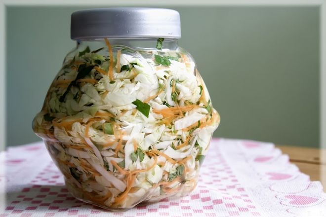 cách muối rau bắp cải kiểu 2