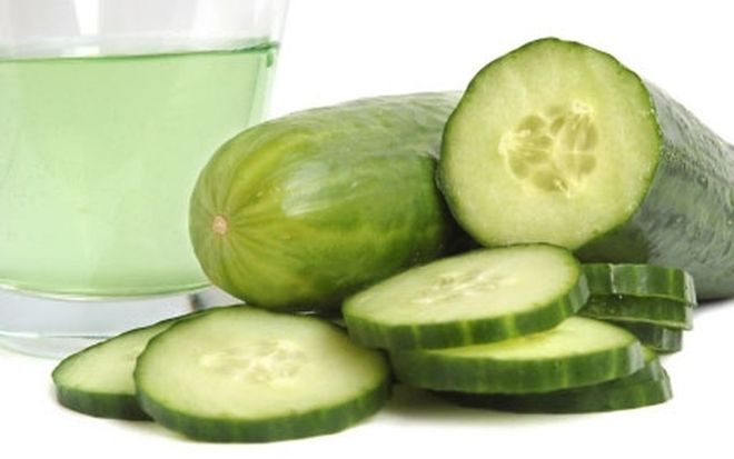 dưa chuột là nguyên liệu an toàn để chữa nẻ cho bé