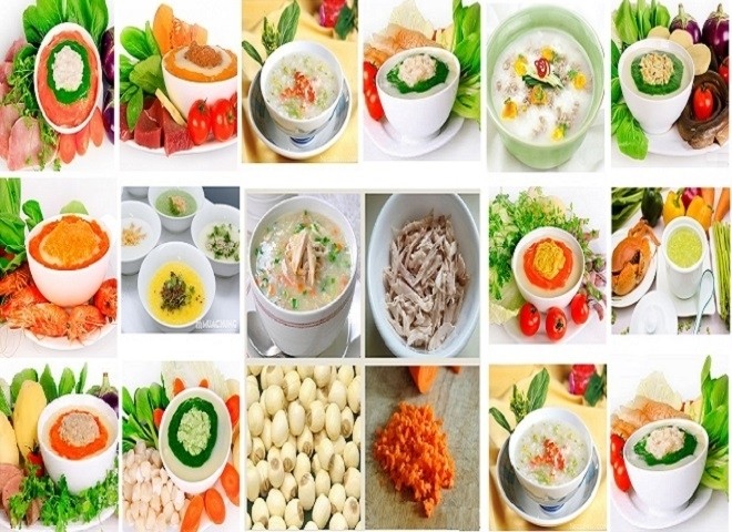 các món ăn bổ dưỡng cho bé