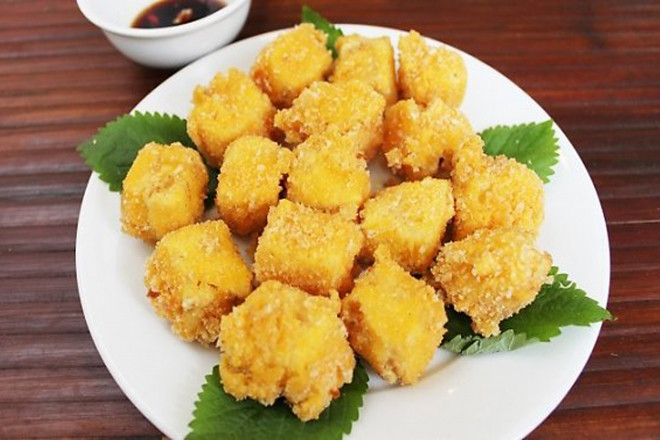 Đậu chiên trứng muối theo kiểu 2.