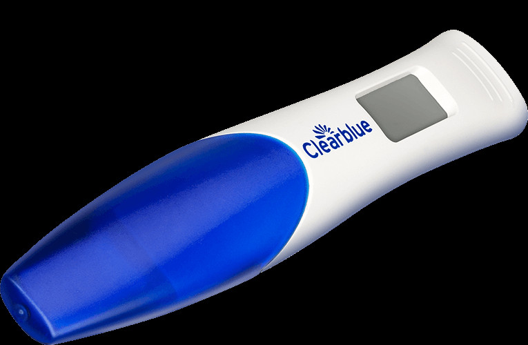 Que thử thai Clearblue từ Mỹ, có độ chính xác 99%.