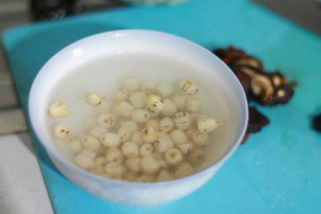 ngâm hạt sen