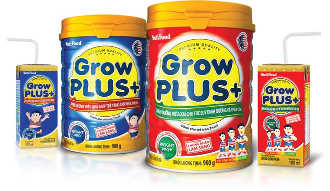 Sữa Grow plus của Nutifood