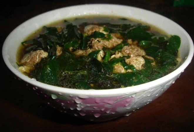 canh cua rau ngót