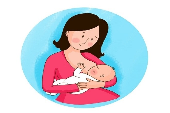 cho bé bú sữa mẹ