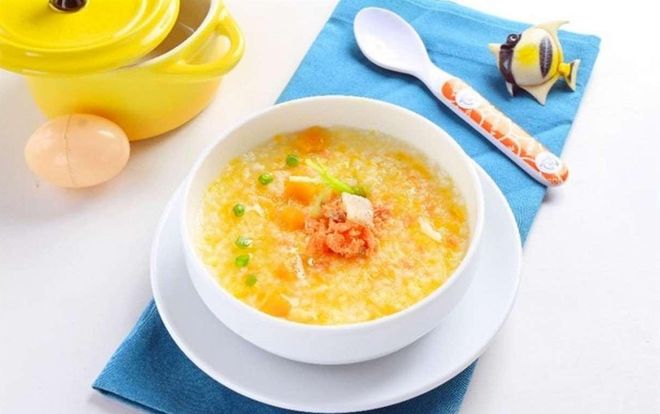 cháo sườn heo cà rốt