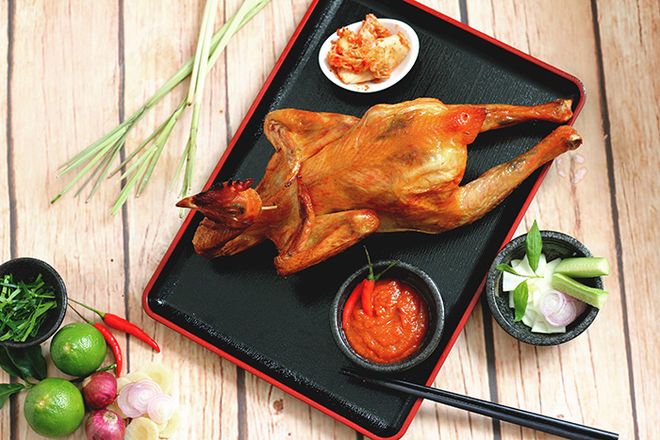 gà nướng mật ong