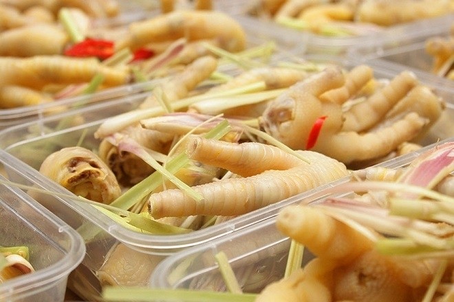chân gà ngâm giấm