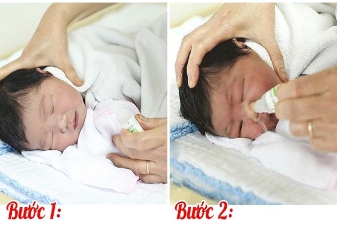 vệ sinh mũi cho bé