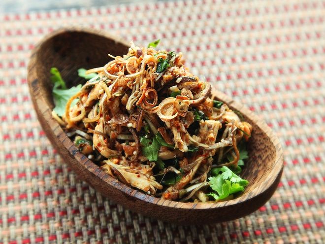 nộm hoa chuối