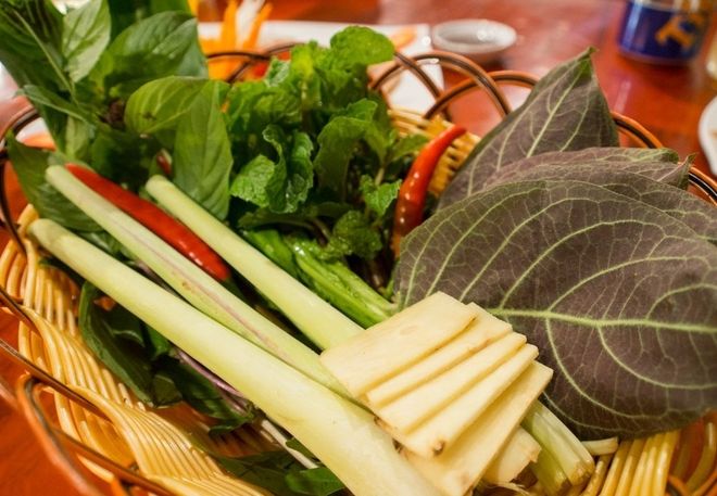 gia vị ăn kèm thịt chó