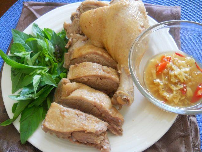chặt thịt vịt