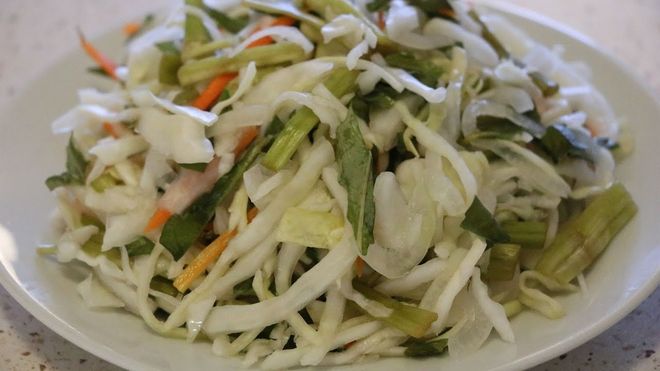 bắp cải muối chua