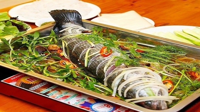 cá hấp sả ớt