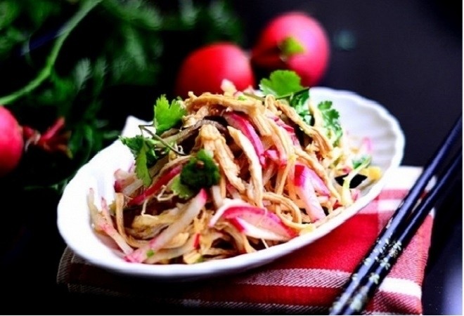 gỏi gà xé phay