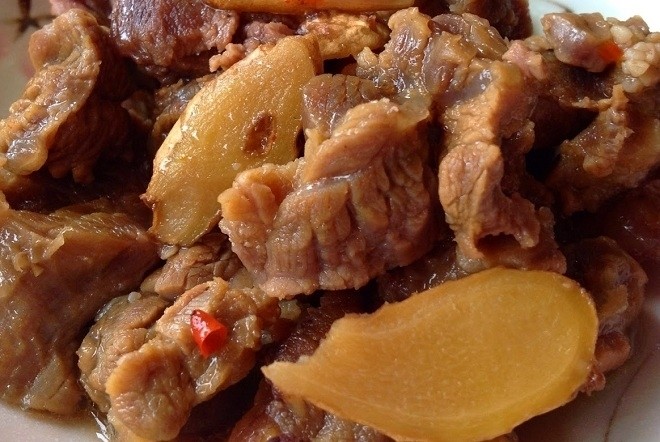 bò kho gừng ngon