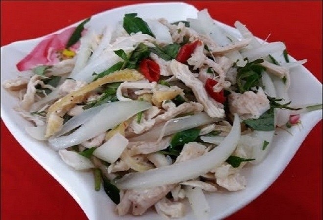 gỏi hành tây