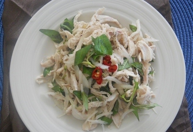 gà xé sợi
